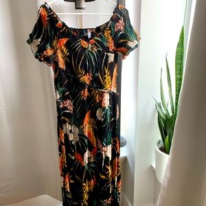 Off shoulder floral dress